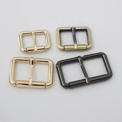 China High Quality Custom Polished Nolvo World 4Sizes Belt Pin Belt Buckle Metal Belt Roller Buckles for sale