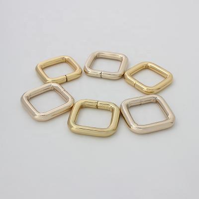 China Polished Nolvo World 20mm 5 Colors Wholesale Price Metal Openable Rectangular Buckle For Bag for sale