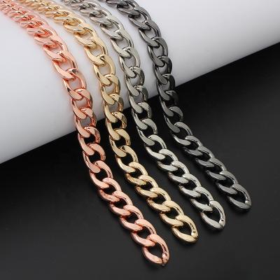 China Polished Nolvo World 3*12*16mm 1 Meter 5 Colors New Products Bag Hot Selling Chain Strap for sale