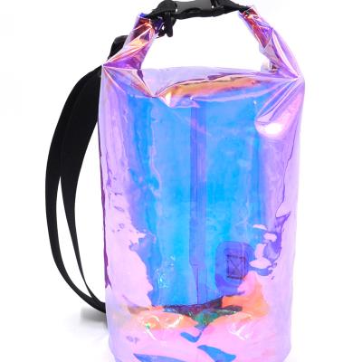 China Waterproof Fashion Dry Bag Leisure Backpack Outdoor Hiking Colorful PVC Fishing Backpack Fishing Bag for sale