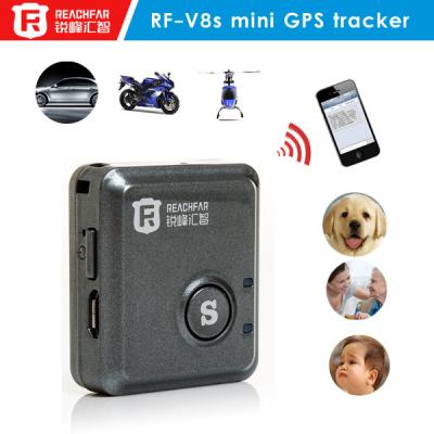 China Reachfar manufacture rf-v8s mini vehicle gps car tracker with sos button alarm for sale