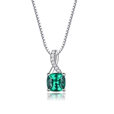 China Fashion Emerald Pendant Classic Gemstone Necklace CLASSIC pendants for necklace, necklace for women for sale