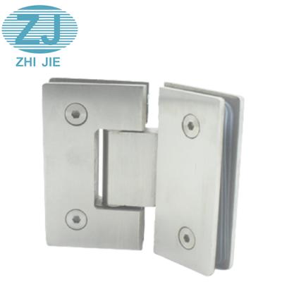 China Hot Sale Modern 135 Degree Stainless Steel Shower Hinge For Bathroom Glass Clip for sale