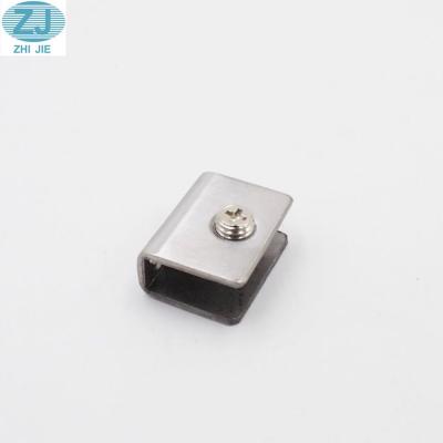 China High Quality Stainless Steel Glass Corner Flange Stainless Steel Fit Bathroom Glass Fixed Clip 201 SSS 8MM Round for sale