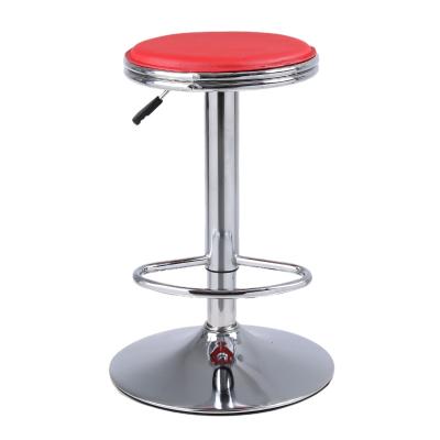 China Manufacturers Wholesale Modern Rotatable Metal Stools Bar Chair Stainless Steel Adjustable Low Bar Chair for sale