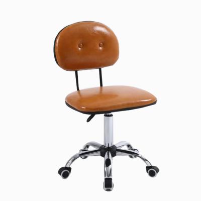 China Top Selling Modern Wax Adjustable Bar Stool Chair Oil Modern High Quality Leather Bar Chair for sale