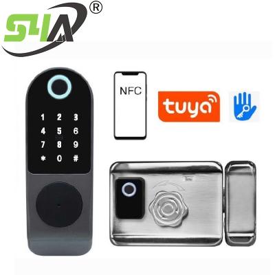 China IFinger-S-APP smart smart door lock Fechadura Digital password door lock Tuya app hot wifi fingerprint waterproof for sale