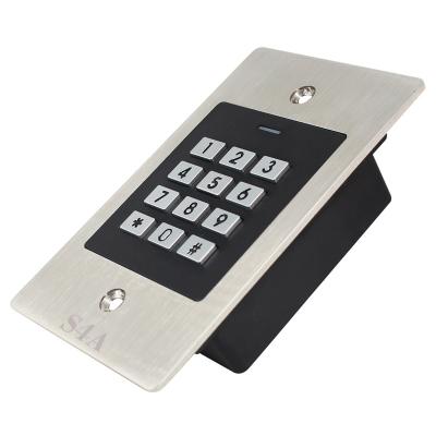 China 1000 Cards/PINS 115x70 metel rectangle keypad access controller with visitor user assistance for sale