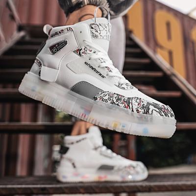 China Fashion Trend Retro Fashion High Top Skateboard Shoes New 2021 Air AJ 1 Basketball Sports Running Shoes for sale