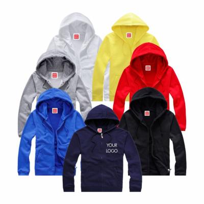 China Custom Wholesale Fashion Mens Coat Plus Size Sports Zipper Hoodie In Stock for sale