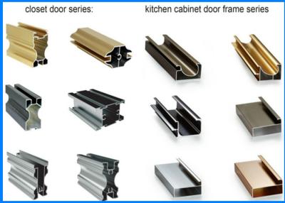 China Kitchen Cabinet Door Frame Aluminium Extrusion Profiles for sale