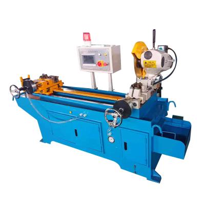 China Aluminum pipe cutting machine Large standing hydraulic exhaust pipe cutters metal cutting machinery automatic pipe cutting machine for sale