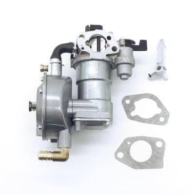 China Metal Carburetor suitable for GX390 YQP27A-LPG 190F 13HP Auto Fuel Switch Multi-Fuel Carburetor. for sale