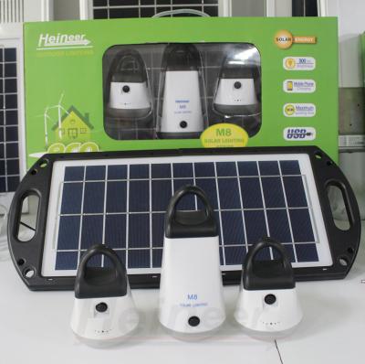 China Heineer M8 Solar Lighting Series,Solar Lights for Outdoor,can charge mobile phone,ipad for sale