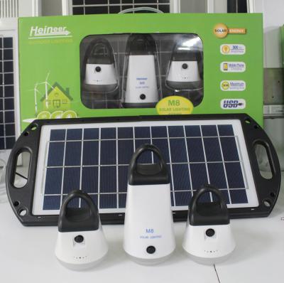 China China outdoor solar powered lights with 8W solar panel 3W high lumen LED lamps for sale