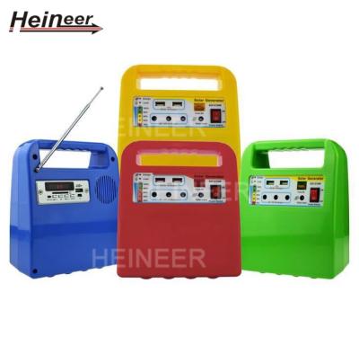 China DC power supply system, portable solar power system with USB output and LED light for sale