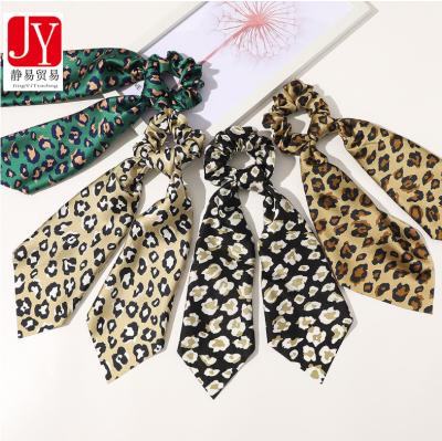 China 2021 new factory direct sales sweet leopard print bow women hair accessories for sale