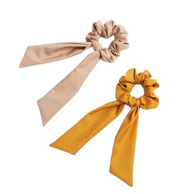 China 2021 Wholesale New Arrival Soft Bowknot Elastic Hair Bands Hair Scrunchies for sale