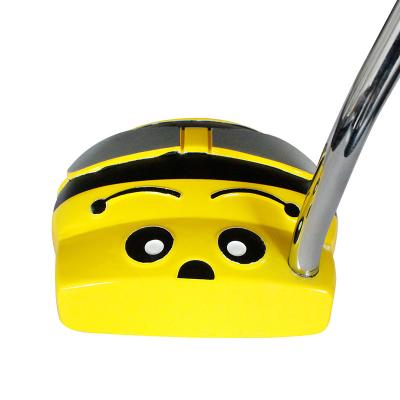 China Steel Golf Putter Unique Design Yellow Cute Bee Customized Logo Golf Clubs Sets for sale