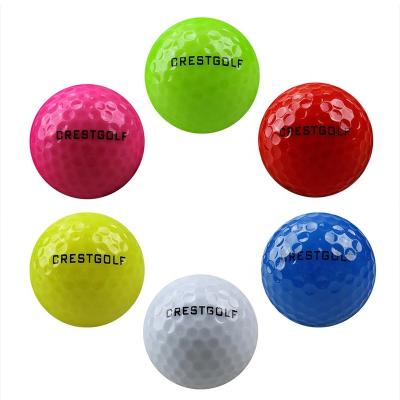 China Crestgolf Golf Night Game Glowing in Dark Golf Balls Practice Flashing Light Up LED Golf Ball 6 Color OEM Customizable LOGO for sale