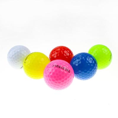 China Night Golf Newest LED Growing Ball Flashing Golf Ball Set With Various Colors End Range Ball For Night Training for sale