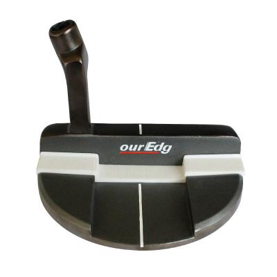 China Golf Putter OEM Design Zinc Alloy Silver& Black Customized Logo Portable Golf Club Putter for sale