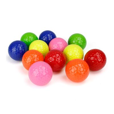 China Golf Set Mixed Colored Golf Balls For Mini Golf Customizable LOGO And Color Putter Class Balls for sale