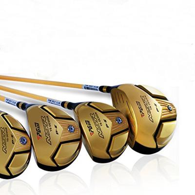 China PGM Mens Golf Clubs Super Luxury Golden Golf Clubs Woods Iron Putters for sale