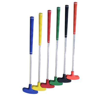 China Putting Practice Mini Golf Putter Kids Junior Clubs Club Mini Golf Double Sided Left And Right Rubber Head Stainless Steel Shaft for sale