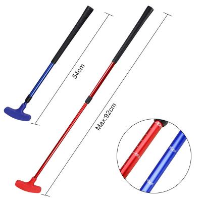 China Junior Retractable Golf Mini Putters Rubber Steel Ways Double Putters Grip Adjustable Length For Kids for sale