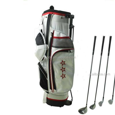 China Carbon fiber golf clubs complete set with golf bag for kids driver wood, hybrids, two irons, putter clubs included for sale