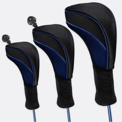 China Nylon Golf HeadCover Driver 1 3 5 Fairway Wooden Headcovers Golf Club Headcover for sale