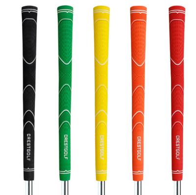 China Rubber Golf Club Grips Junior Kids Crestgolf Standard Multicolor Cross Pattern Non Slip Outdoor Golf Equipment for sale