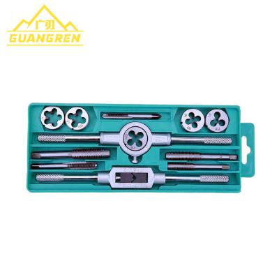 China Professional GuangRen 12pcs Combination Alloy Steel Metric Set Tap of DIY Tools/Machine Tools and Die for sale