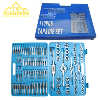 China Alloy steel GuangRen quality tool solid carbide and HSS sets of die taps and die nuts for sale