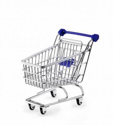 China Durable European 120L Supply Trolleys Supermarket Shopping Carts Wire Shopping Trolleys With Baby Seat for sale