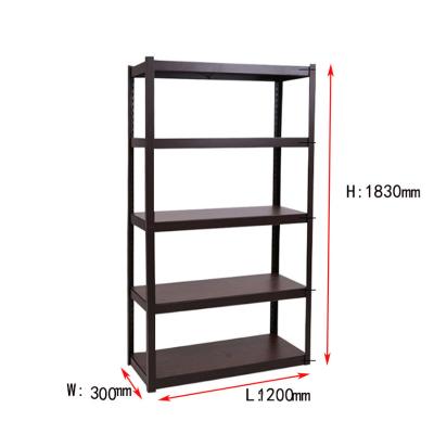 China 2021 new angle steel frame household storage multi-function supermarket shelf single-sided multi-layer rack storage cabinet for sale