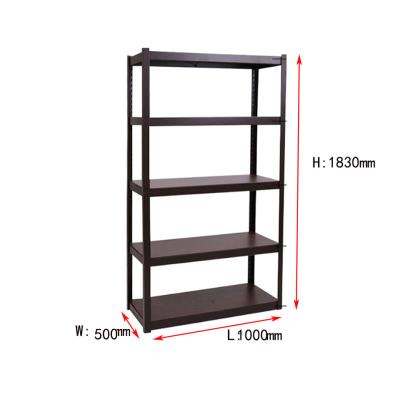 China Single-Sided Hot Selling Multifunctional Steel Frame Multi-Layer Storage Cabinet Corner Rack Household Storage Supermarket Shelf for sale