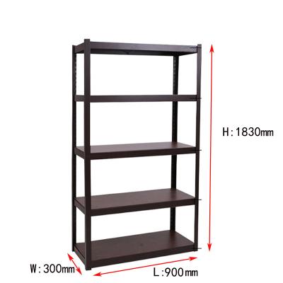 China Storage Shelving Storage Shelf Rack Easy Install Height Adjustable Metal 4 Layers Steel for sale