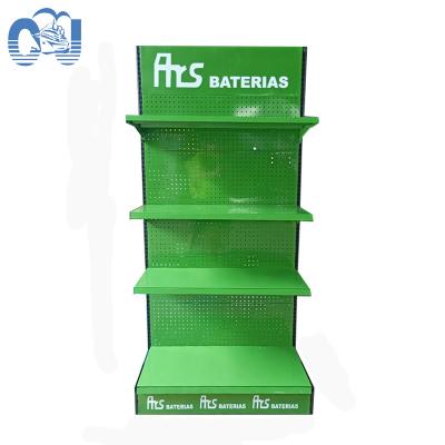 China Single Sided High Quality Cold Rolled Steel Heavy Duty Supermarket Shelf Display Racks Display Stand for sale