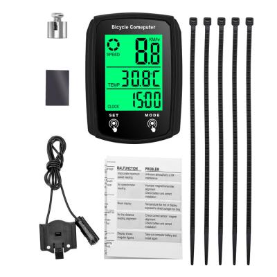 China Black BicycleCycleChinese Factories Wholesale Bike Bicycle Speed-measuring COM 668-1 Wholesale Waterproof Bicycle Computers for sale