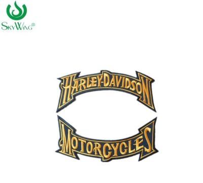 China Professional Custom Motorcycle Vest Pins And Patches Durable Recycle for sale