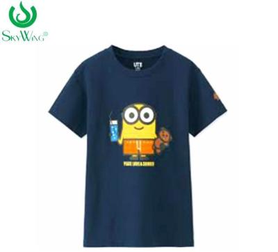 China Cotton Digital Men Personalised Embroidered T Shirts Cartoon Pattern for sale