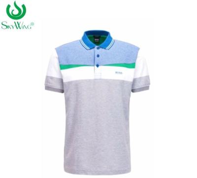 China 100 Cotton Personalised Embroidered T Shirts / Polo Shirts And Embroidery With Collar for sale