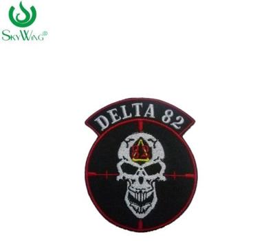 China 3D Recycle Custom Woven Patches Handmade Durable Fabric Sew On Badges for sale