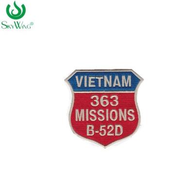 China Recycle Sew On Custom Shoulder Patches / Embroidered Military Patches for sale