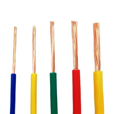 China High Conductivity Underground Copper Wire Single Core Wire Fire Resistance Cable HPLE PVC PE Jacket Cable Wire 1.5mm 2.5mm 4mm 6mm 10mm for sale