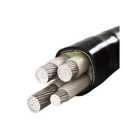 China Factory supply xlpe aluminum overhead power conductor evacuation system factory supply insulated electrical cable 0.6/1kv for sale