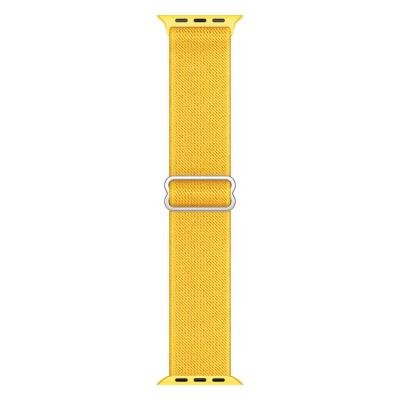 China Hot Sale 2021 New Hot Selling Adjustable Elastic Solo Strap Nylon Smart Watch Band Straps Suitable For Apple Watch for sale