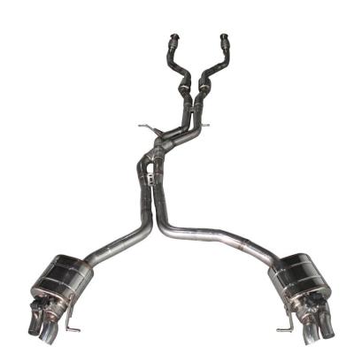 China Performance Stainless Steel Valvetronic Cat-back Exhaust Pipes For Audi RS5 B8 B9 Exhaust for sale